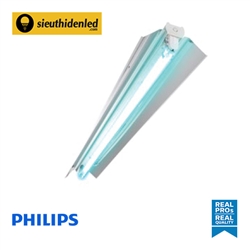 Bộ máng đèn đơn có chóa khử trùng Philips UV-C