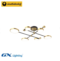 Đèn thả hiện đại vàng GX Lighting GX112T6