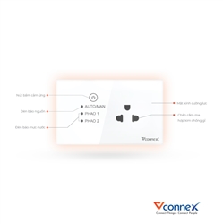 Ổ cắm thông minh chống giật cho phao điện VCONNEX