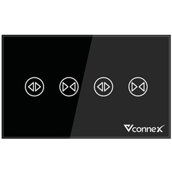 Công tắc rèm đôi thông minh - Không viền