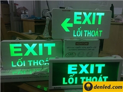 Đèn exit thoát hiểm lắp đặt ở đâu?
