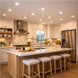 Giải pháp lắp đèn âm trần cho không gian bếp: Hiệu quả, thẩm mỹ và tiết kiệm năng lượng