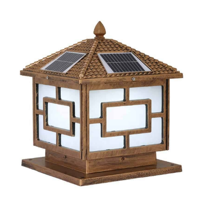 Đèn trụ cổng có mái MW-30