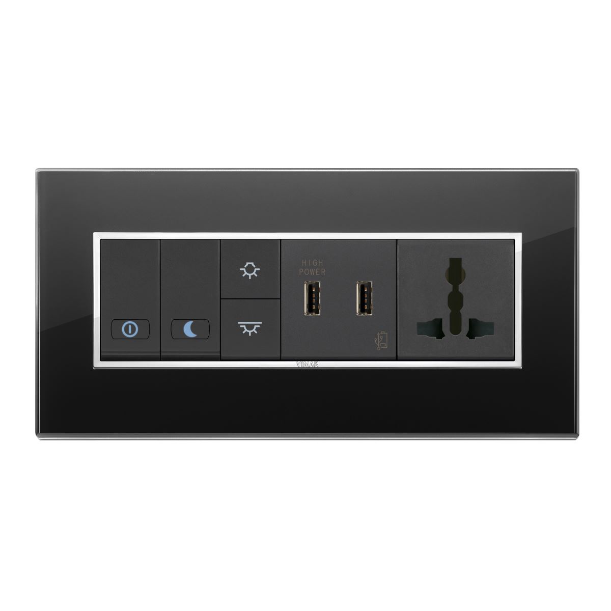 Công tắc ổ cắm Vimar Eikon 21657.76