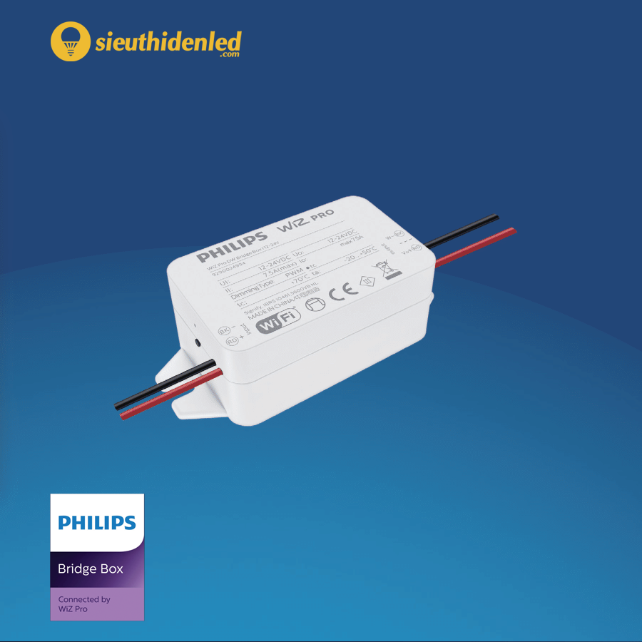 Thiết bị điều khiển led dây Philips WiZ Pro DW Bridge Box I 12-24V