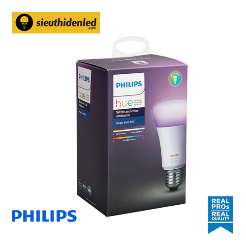 Philips Hue White and Color Ambiance WCA 9W A60 E27 VN