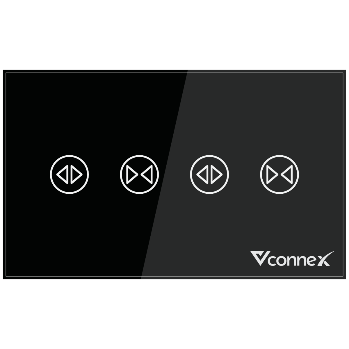 Công tắc rèm đôi thông minh - Không viền