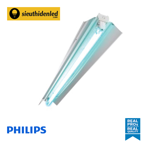 Bộ máng đèn đơn có chóa khử trùng Philips UV-C