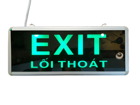 Đèn exit lối thoát 1 mặt GX Lighting