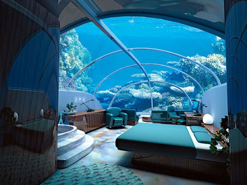Phòng ngủ dưới biển và ngắm nhìn san hô. Thật tuyệt vời