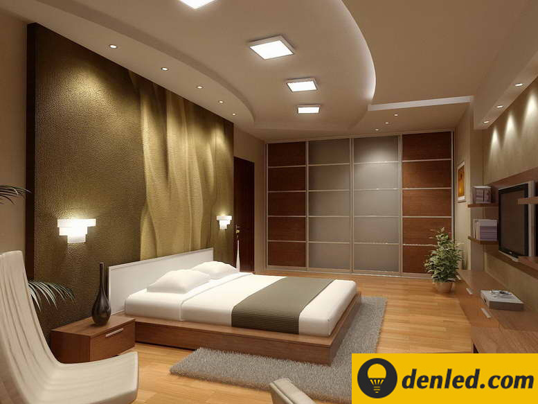 Đèn led âm trần cho không gian phòng ngủ