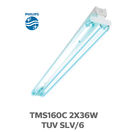 Bộ máng đèn đơn khử trùng UV-C