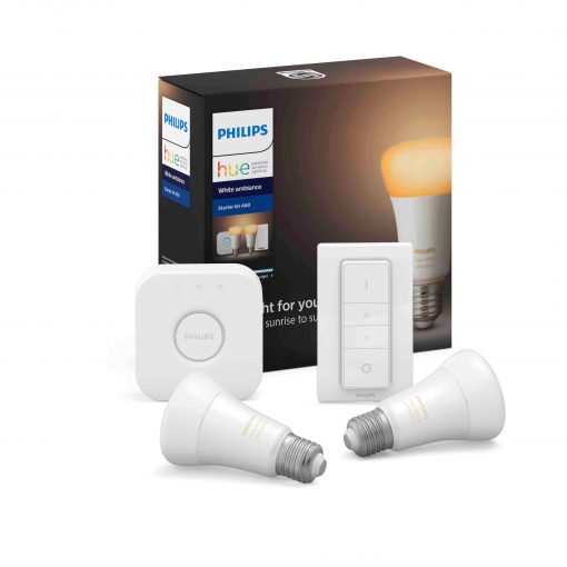 Bộ 2 Bóng Đèn Philips Hue White Ambiance Starter Kit E27 8.5W A60 set VN